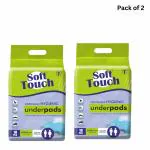 BEA DIVA SOFT TOUCH DISPOSABLE HYGIENIC UNDERPADS FOR MEN AND WOMEN | PER PACK 10 PIECES | PACK OF 2