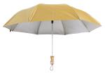 FASHNO Men's & Women's 2-Fold / Gold Color Umbrella (Pack Of 1)