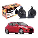 Oshotto 12V Car Horn- Trumpet Sound 2Pc Set(Low + High) For Maruti Suzuki Swift 2011-2022 (Black)