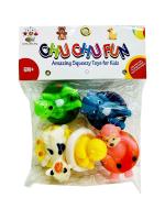 TODS Multicolor Rubber Beach Set Shape Toy, 6 months - 8 years (Pack of 5)