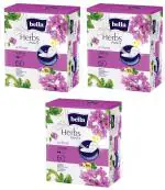Bella Herbs Panty Liners, (Verbena Medium) ,60 Count x Pack of 3