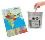 Askprints India Map Puzzle for Kids - 96 Pieces - India Puzzles with States - Childrens Jigsaw Geography Puzzles for Kids Ages 5, 6, 7, 8-10 Year Olds - India Puzzle Maps for Kids Learning Games 12 x 18 inches