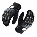 Riderscart Pro-Biker Motorcycle Bike Racing Riding Gloves (L, Black Color)