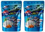 CRYSTAL Coconutell Nariyal Chocolate 100 Toffee Pack of 2