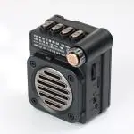 NB NOIZZYBOX Retro Buddy - 3 Band Radio (FM/AM/SW) with Bluetooth, TF Card, USB, Bright Torch Light, Analog Tuning Knob, and Wrist Band - Handheld Retro Device