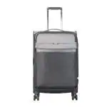 VIP Medium Trolley With 8 Wheels On Suitcase, 360 Degree Spin Luggage | Vapour | Black
