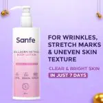 Sanfe Collagen Retinol Body Lotion | For Skin Tightening, Stretchmarks, Wrinkle & Anti Aging - 200ml