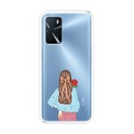 Emble Designer Clear Tranperant Silicone Case For Oppo A16 -Design A3 ( TPU | Soft , Oppo A16 | Multicolor )