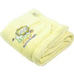 BRANDONN Yellow Baby Blankets New born double layered Crib Wrapper Cum Top Sheet For Baby Boys And Baby Girls 0-12 Months