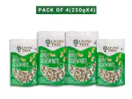 Living Tree Cashews 1000 gram (250g Value Pack of 4)| 100% Natural & Premium Whole Organic Cashew Nuts| King Size Crunchy Kaju Nuts| Premium Nuts & Dry Fruits| Rich in Fibre, Vitamin E, K, B6 & Boosts Immunity| Healthy Snacks