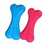 Jazzy Hood Natural Rubber Dog Toys Non Toxic Rubber Haddi Toy for Dogs | Ideal Dog Toy for All Breeds and Sizes_Blue (Pack of 2)