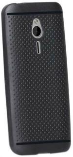 Vakibo Nokia 230 Black Rubber, Silicon Shock Proof Back Cover