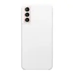 LIRAMARK Liquid Silicone Soft Back Cover Case for Samsung Galaxy S21 Plus (White)