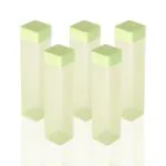 MIXCART Square Shape Plastic Water Bottle,Yoga Water Bottle(Green Square Water Bottle Pack Of 5, 1L)