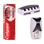 Colgate Visible White Instant Toothpaste-100 g+Free wall mount automatic toothpaste dispenser (2 Items in the set)