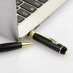 SIOVS golden Pen 77 Spy Camera with Video Audio Recording 1920 x 1080p 32 GB, 1 Channel HDMI (Black)
