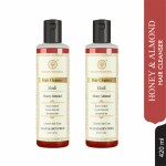 Khadi Natural Honey Almond Shampoo - Sulfate-Free Formula - Paraben-Free Pack 2
