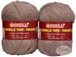 Simi Enterprise Choclate Wool Oswale 3 Ply Knitting Yarn Wool, 500 G