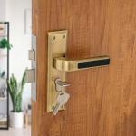 Harmonus Black Zinc Mortise Door Lock Handle 8 Inch And Lock Body 45 X 45 And 60Mm Cylinder Computeries