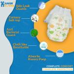 Junior Bunny Ultra Classic Dry Baby Diaper Pull Up Pant with Anti Rash Protection(Large) - L (75 Pieces)