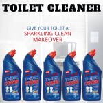 BLISS & BLUSH Toilet Cleaner blue 2500ml For Toilet Tiles, Hardwater Limescale, Soap Scums