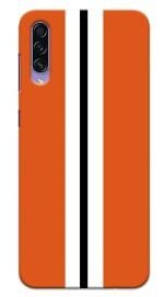 MobiEra Samsung Galaxy A50 Retro Orange Design Plastic Hard Case Cover