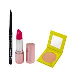 Moraze Combo Pack of Compact Lipstick With Kajal