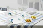 SUGAM 32PCS DESIGNER DINNER SET BLUE