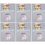 Le Delite Unicorn Pouch/Stationery Pouch For Girls Kids/Return Gift Combo (Pack Of 6. )