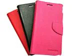 CLUBCLASSY Synthetic Leather flip Cover Plain Pack of 3pc. Compatible for micromax Bolt a089 Folio Diary