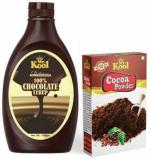 Mr.Kool Rich & 100% Natural Cocoa powder 100g | Delicious Chocolate Syrup 450g | Combo 550g Combo
