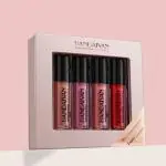DAIMANPU HANDAIYAN Mini 4in1 Matte Liquid Lip-gloss Super Pigments, Waterproof Lip Tint Light (24 ml, 02 MultiColors Red Edition)