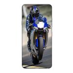GADGETSWRAP Printed Vinyl Skin Sticker for LG G7 - Super Blue Bike
