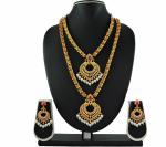 Gyaan Jewels Handmade Copper Earring and Necklace Set Gold (Girls, Women) (Pack of 1) Free Size