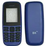 imbi _ Backer The Brand Blue Plastic Full Body Housing Panel with Keypad for Nokia 105