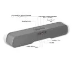 DAEWOO Bluetooth Speaker with RGB LED Light HiFi Sound Quality Speaker Christmas-c1