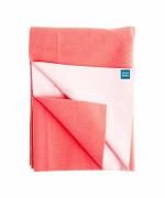 Mee Mee Reusable Water Proof Cotton Bed Protector Sheet/Extra Absorbent Mat/Dry Sheets/Urine Sheet/Dry Mat(50CmX70Cm) (Large, Rose Pink)