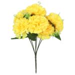 Bs Amor Yellow Artificial Flower Home Decor Items For Vase Pot Room Decorative