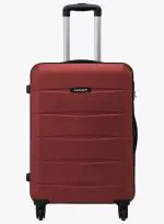 Safari Regloss Anti Scratch 77 Cms Large Check-in Trolley Bag Hard Case Polycarbonate 4 Wheels 360 Degree Wheeling System Luggage, Trolley Bags for Travel, Suitcase for Travel, New Red