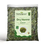 Herbalgram Dry Henna Mehandi Leaves for Body Art and Hair Dye Our Own Farm Rajasthani 200gm
