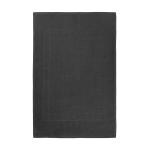 TRIDENT Black 100% Cotton Checkered Bathroom 2 Piece Bath Mat