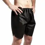 BLOOMTOG KUDIZE Disposable Boxer Bermuda Universal Fir Non Woven Shorts Ideal for Travel, Hospital, Steam Bath, Spa, Massage, Salon, Hotel Free Size BLACK(PACK OF 100)