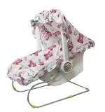 Evoshine 9 in 1 Premium Carry Cot Cum Bouncer, Feeding, Storage Box & Baby Swing with Mosquito Net