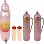 Shivshakti Arts SSA-2477-4-2 Jug Glass Set (Copper)