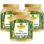 Dhampur Green 2.4Kg Organic Brown Sugar | 800g x 3 Packs | Organic Natural Brown Sugar, Mineral Rich Pure Cane Sugar for Tea Coffee