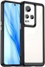 Wellwell Book Cover for VIVO Y33S, VIVO Y21, VIVO Y21S, VIVO T1X ( Black Transparent ) (Transparent, Flexible, Pack of: 1) | Back Cover | Transparent Mobile Cover | Plastic Mobile Cover | Back Cover | Transparent Mobile Cover | Plastic Mobile Cover