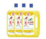 TRAYTEXT 1 Litre Disinfectant Floor Cleaner With Lemon Cleaning Power Liquid Suitable for All Floor Cleaner Mops Kills 99.9% Germs(PACK OF 3)