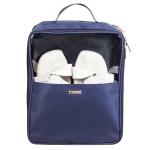 Nestasia Shoe Bag Organizer- Blue | Perfect for Storing Shoes for Men, Women | Dual Compartment Waterproof Travel Organizer for Shoes | Can fit One Pair of Shoes, Sandals & Two Pair of Slippers