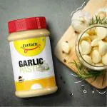 EXOTASTE Garlic Paste/Lahsun Paste For Cooking/Naturally Processed Fresh Garlic Paste with No Added Preservatives Intstant Food Making (Garlic Paste 200gm)