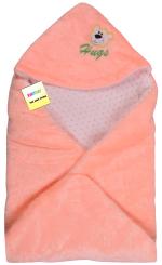 Kwitchy Printed Single Hooded Baby Blanket for Mild Winter 